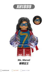 欣宏X1899美剧超级英雄惊奇女士拼装积木人仔兼容乐高玩具小模型