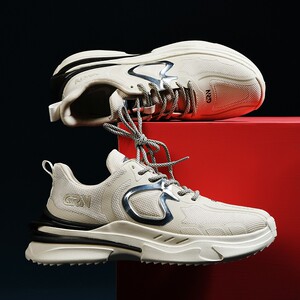 贵人鸟男鞋正品2021春秋新款百搭老爹鞋网面透气舒适运动鞋f1z395