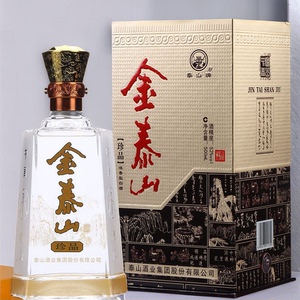 金泰山白酒珍品泰山酒小窖佳酿52度500ml*6浓香型白酒纯粮酿造