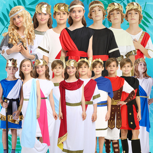万圣节儿童服装cos埃及男法老女艳后衣服罗马希腊神话女神服饰