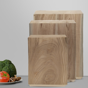 天然大号榆木实木菜板家用酒店厨房长方形抗菌面食刀板木砧板手工