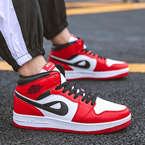 樱木花道aj1男鞋夏季空军一号怒吼天尊板鞋学生高帮运动鞋鸳鸯鞋