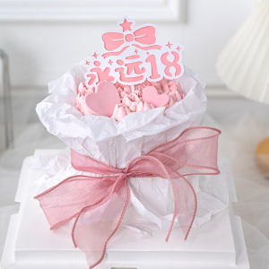 生日快乐插牌暴富永远18岁插件小王子小仙女老爸最帅蛋糕装饰喏林