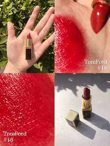 Tom Ford 汤姆福特TF黑管MINI迷你唇膏口红小样16斯嘉丽红1g滋润