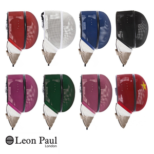 LeonPaul保罗击剑彩色FIE认证1600N花剑面罩可拆标准内衬超轻下沿