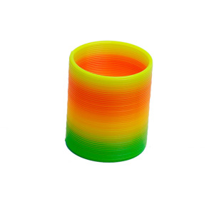 600人付款淘宝彩虹圈儿童塑料玩具弹簧圈叠叠圈套圈宝宝益智玩具伸缩