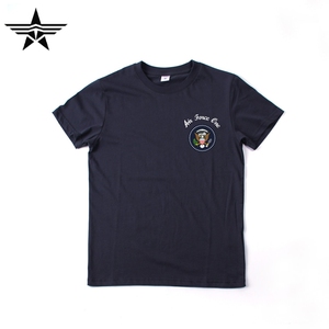 空军一号t恤美国总统勤务深蓝色汗衫全棉圆领短袖印花男式