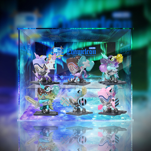 【无尘】wazzup变色龙第五代仙女龙骑士盲盒收纳展示架 防尘盒