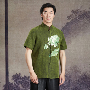 唐装立领男休闲