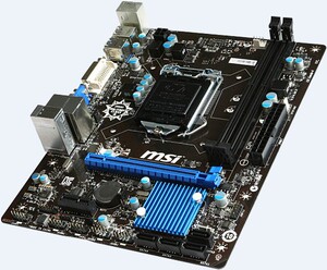 全新msi微星b85mie35h81mp33e33全固b851150主板一年保