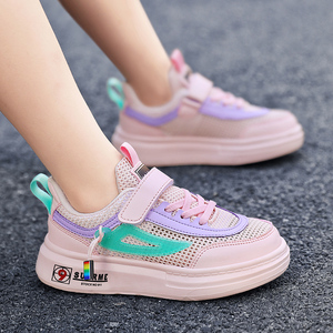 回力女童运动鞋夏季2022新款儿童单网面透气小女孩中大童休闲板鞋