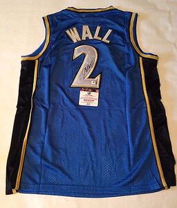 美国 篮球服华盛顿奇才队约翰沃尔亲笔签名的球衣