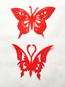 蝴蝶剪纸手工
