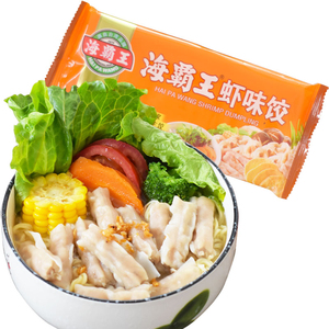 小哥冻品 海霸王虾味饺105 火锅 关东 麻辣烫 潮汕特产 冷冻虾饺