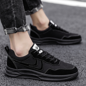 黑色平板鞋男学生