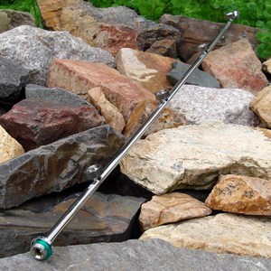 农用园艺庭院加湿喷雾微喷洒水多头不锈钢杆扇形高压喷雾器杆喷头