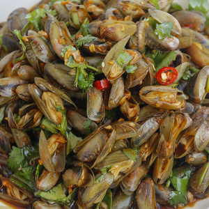 潮汕生腌海鲜腌薄壳海瓜子咸薄壳网红即食海鲜腌制水产