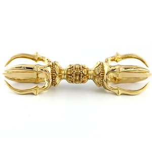 唐密金刚杵纯铜特大号五股杵真言宗法器7寸21cm佛饰修法精品包邮