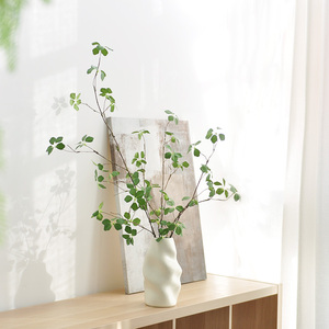 北欧自然风 仿真植物枝条 家居办公陶瓷花瓶桌摆花艺装饰 art422