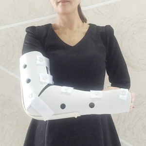 高分子肱骨髁上支具肘关节骨折护具前臂超关节固定带手臂夹板支架