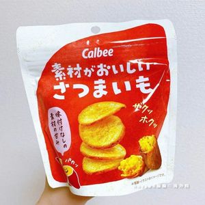 推荐！日本进口 Calbee卡乐比红薯片香脆安纳芋片红薯干薯片38g