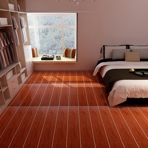 红色仿木地板瓷砖木纹瓷砖仿实木地砖客厅卧室150x800防滑地板砖
