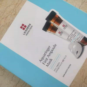 韩国leaders丽得姿领先润美植萃补水安瓶试管面膜保湿买一送一