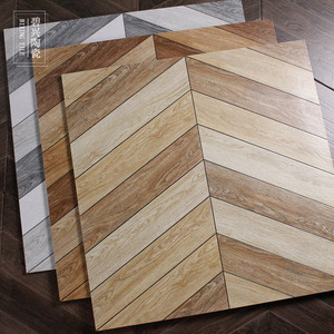 北欧鱼骨木纹地砖卧室砖客厅仿木地板人字拼接瓷砖600x600仿古砖