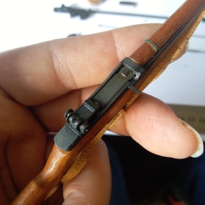 现货1/6兵人电影场景道具模型东铭木制仿真兵偶手办玩具2号枪架