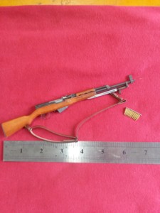 1/6兵人模型东铭兵人专区中国全金属可分解56半自动步枪,扁刺刀