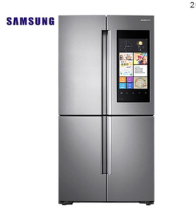原装进口samsung/三星 rf60k9560sr智能大显示屏变频四门风冷冰箱