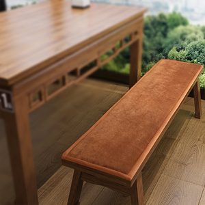 长条凳坐垫加厚海绵实木防滑长椅座垫饭店食堂餐厅长板凳垫子定制