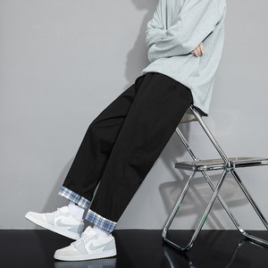 160cm小短腿矮个子腿粗微胖男生男装搭配155显高8分裤子155休闲裤