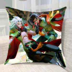 王者亚瑟零号赤焰孙悟空启明星使虞姬抱枕沙发汽车靠垫礼物等定制