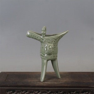 001人付款淘宝高仿宋代耀州窑陶瓷大粉盒高仿古宋代陶瓷大粉盒厂家