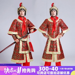 古装男士汉服男汉朝古代将军服统领元帅武将秦三国晋唐朝演出服装