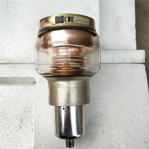 库存人民牌cbk1000/10/75真空玻璃可调电容器 电子管配件