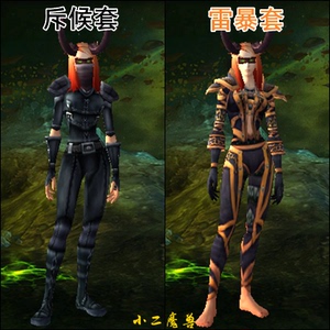 魔兽世界 斥候套 雷暴套 盗贼dz武僧恶魔猎手dh皮甲幻化 现货秒发