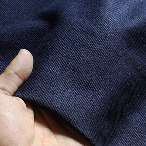 金佳丹宁水洗骑兵斜高档进口牛仔裤子布料面料无弹力