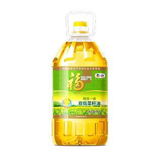 中粮福临门精炼一级双低转基因菜籽油 5L 原味【qyg】