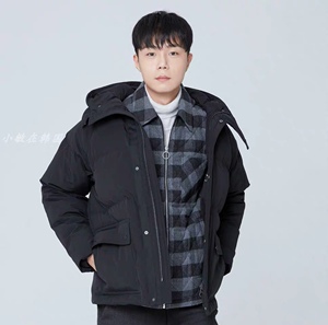 mind bridge 百家好男装国内专柜代购海报款羽绒服msdj8153-2680