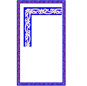 卢812墓碑花边铣底图精雕图线雕图矢量图雕刻图文泰用图