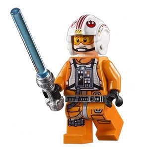 【lego乐高】星球大战人仔 sw991 卢克 天行者 飞行员版 75235