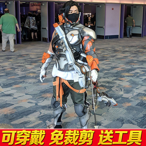 机械忍者半藏守望先锋可穿戴头盔摆件盔甲手工eva模型道具cos服装