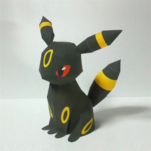 月精灵手办摆件手工纸模型玩具口袋妖怪神奇宝贝精灵宝可梦197