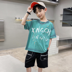 六岁男童休闲套装夏