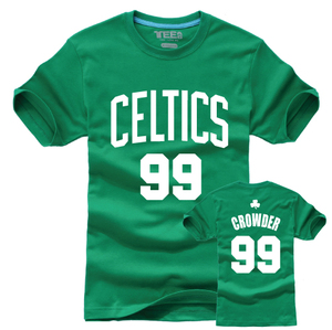 夏季凯尔特人99号克劳德球衣训练服男女纯棉短袖t恤篮球运动半袖