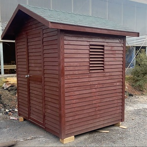 户外防腐木小木屋室外设备房花园庭院储物间别墅阳台工具房外机房
