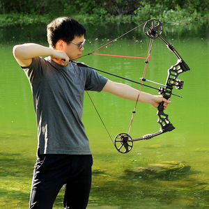 新款现货闪电狼弓箭x7x8复合滑轮弓拉锯磅数可调射箭器材