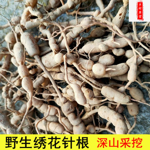 野生青草药新鲜老虎刺树根中药材老虎刺根 绣花针 白凤珠500g包邮